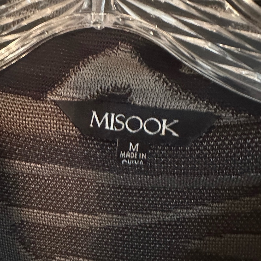Misook Black And Gray Patterned Jacket - image 2